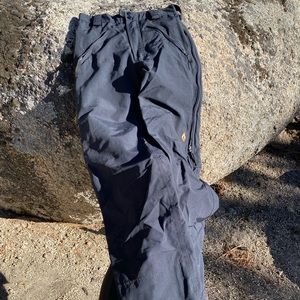 Burton Tri-Lite Women’s Black Shell Snowboard Pant Fully Taped Seams Size S Tall